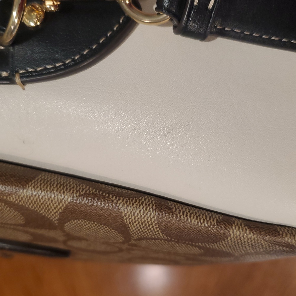 Coach Darcie Signature Carryall Colorblock Bag - Picture 13 of 16